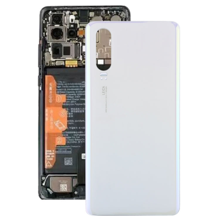 Cache Batterie Arrière pour Huawei P30 (Blanc)