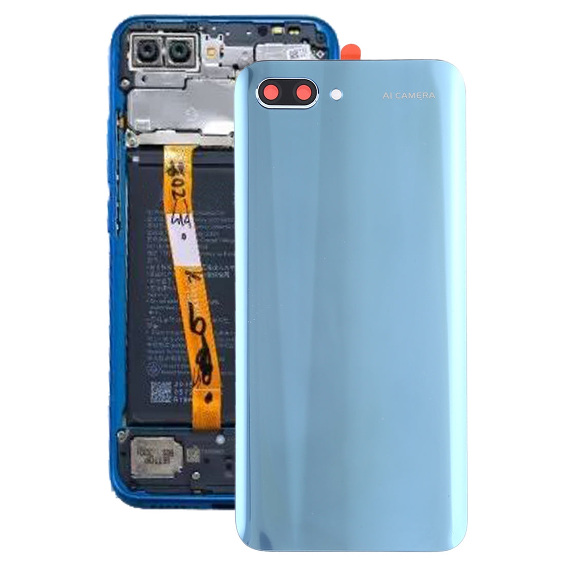 Battery Cover Back Cover + Rear Camera Lens Huawei Honor 10 Gray