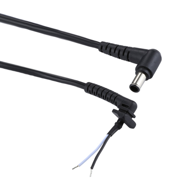 1.5m 6.0x1.4 mm Codo Macho 2 núcleos Cable Adaptador de Carga de Corriente continua Para Portátil Sony