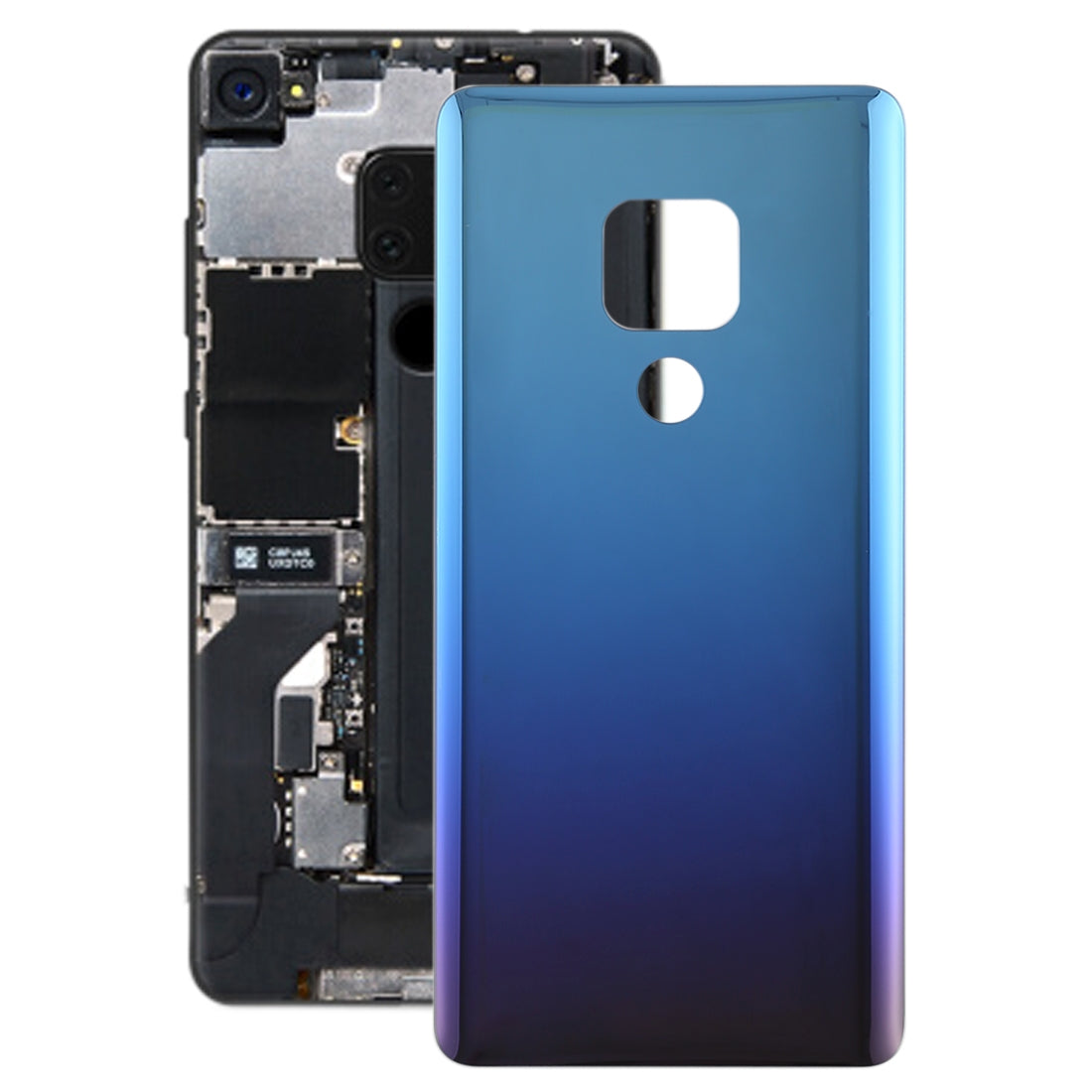 Cache Batterie Coque Arrière Huawei Mate 20 Twilight Blue