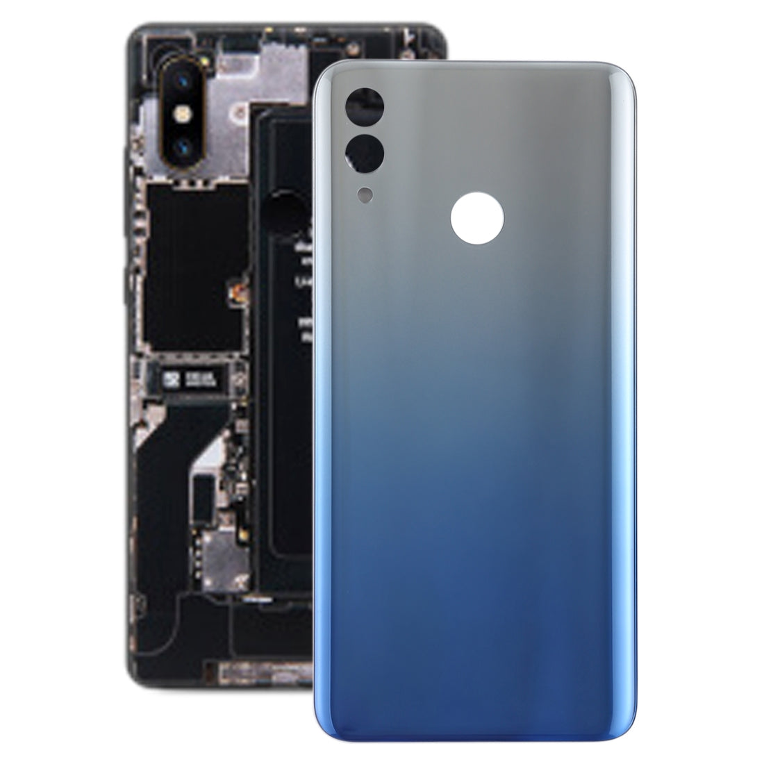 Cache Batterie Coque Arrière Huawei Honor 10 Lite Bleu Dégradé