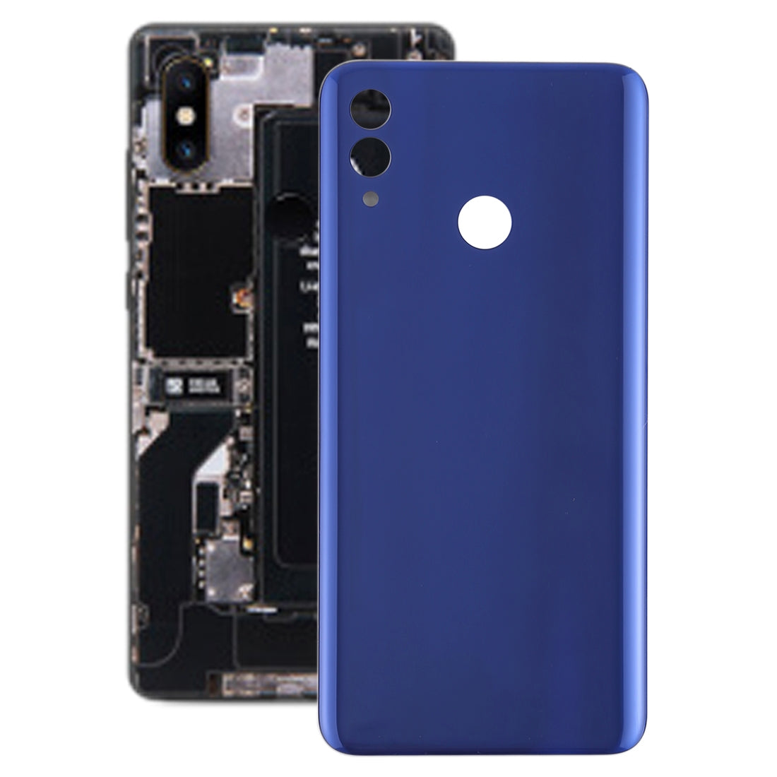 Cache Batterie Coque Arrière Huawei Honor 10 Lite Bleu