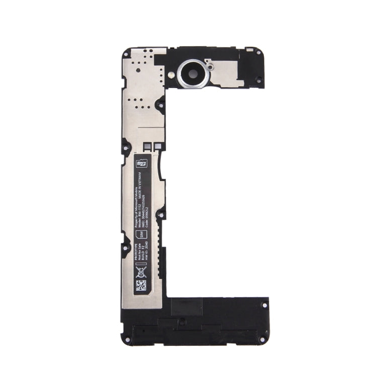 Panneau d'objectif de caméra avec boîtier de plaque arrière pour Microsoft Lumia 650