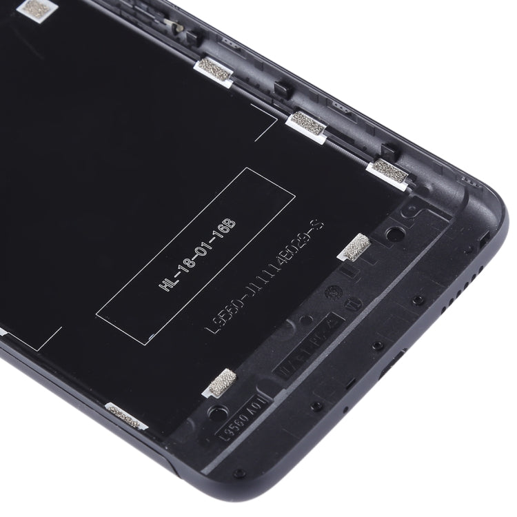 Back Battery Cover with Side Keys for BQ Aquaris V (Black)