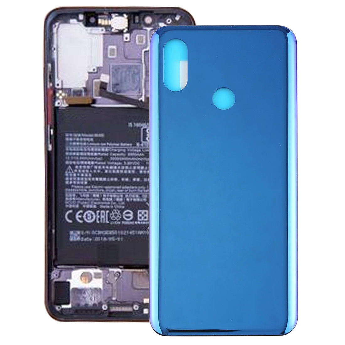 Tapa Bateria Back Cover Xiaomi Mi 8 Azul