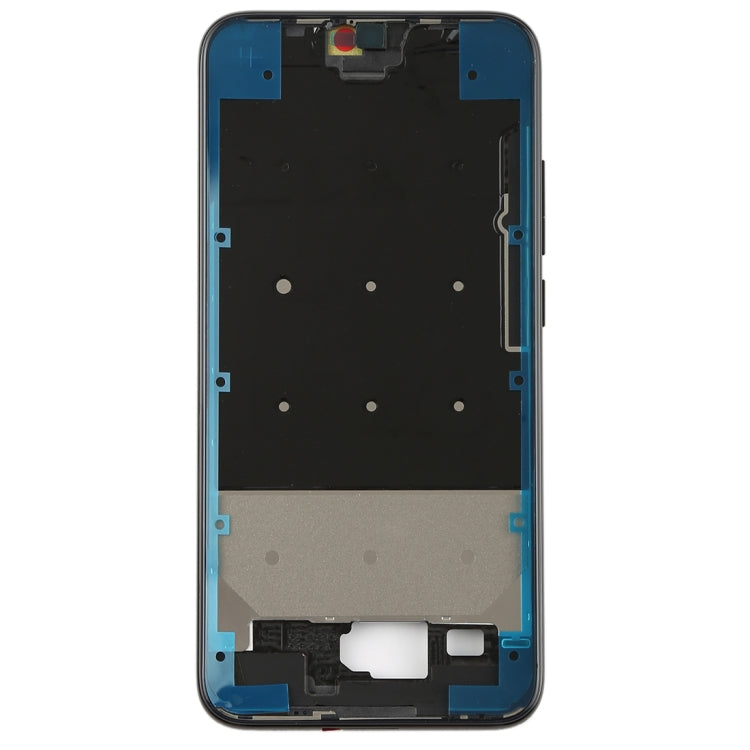 Placa de Bisel de Marco LCD de Carcasa Frontal con Teclas Laterales Para Huawei Honor 10 (Negro)