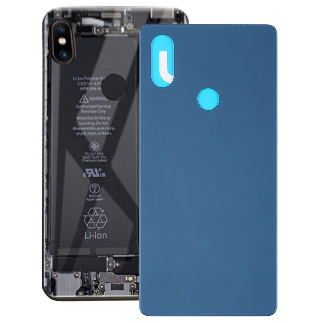 Cache Batterie Cache Arrière Xiaomi Mi 8 SE Bleu