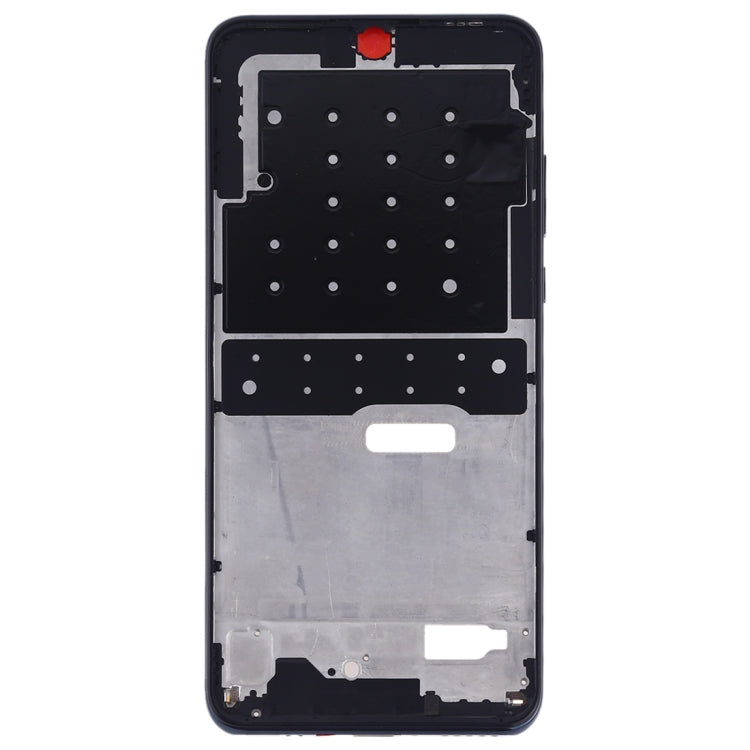Plaque de cadre intermédiaire avec touches latérales pour Huawei P30 Lite (24MP) (Noir)