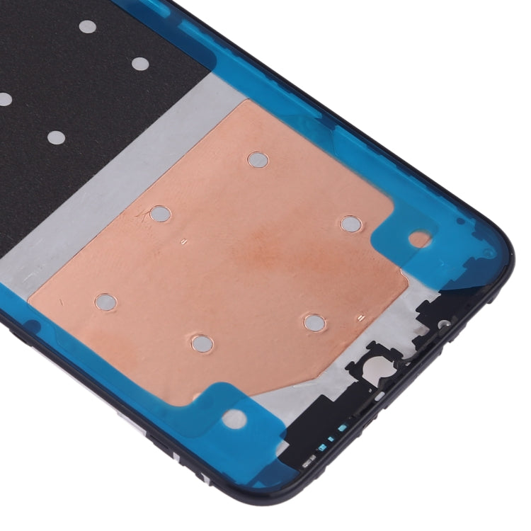 Placa de Bisel de Marco LCD de Carcasa Frontal Para Huawei Y6 Pro (2019) / Y6 (2019) (Negro)