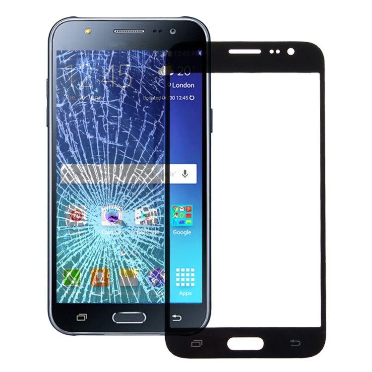 Vitre d'écran extérieure pour Samsung Galaxy J7 / J700 (Noir)