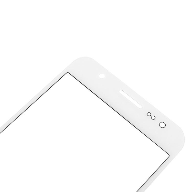 Vitre d'écran extérieure pour Samsung Galaxy J7 / J700 (Blanc)