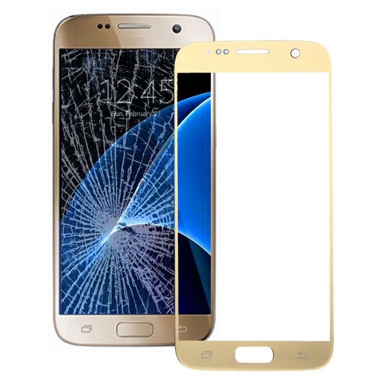 Outer Screen Glass for Samsung Galaxy S7 / G930 (Gold)