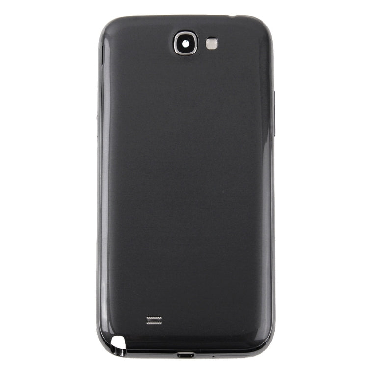 Marco Medio + Tapa Trasera de la Batería para Samsung Galaxy Note 2 / N7100 (Negro)