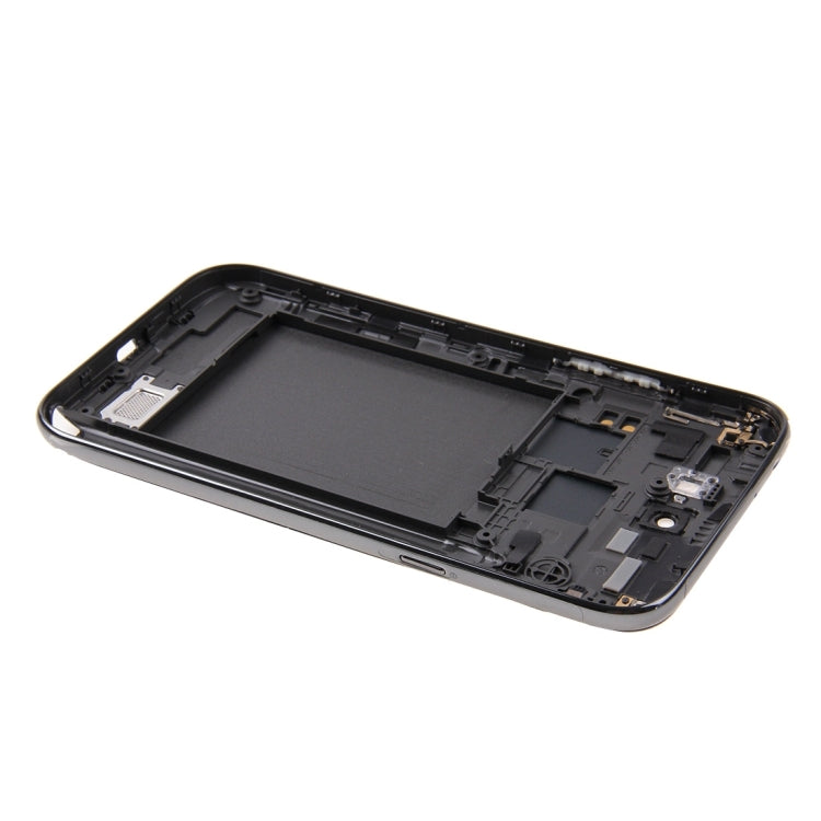 Middle Frame + Back Battery Cover for Samsung Galaxy Note 2 / N7100 (Black)
