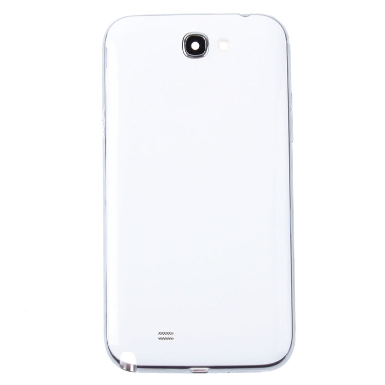Middle Frame + Back Battery Cover for Samsung Galaxy Note 2 / N7100 (White)