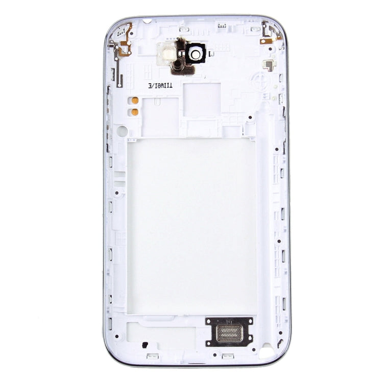 Middle Frame + Back Battery Cover for Samsung Galaxy Note 2 / N7100 (White)
