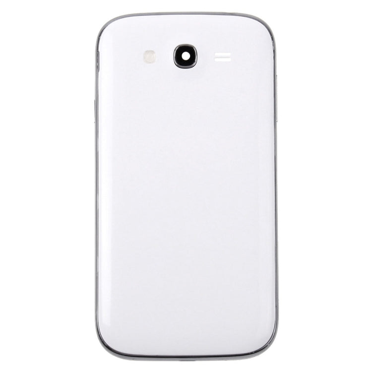 Middle Frame + Back Battery Cover for Samsung Galaxy Grand Duos / i9082 (White)