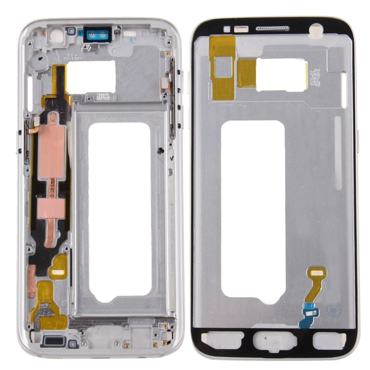 Plaque de cadre LCD du boîtier avant pour Samsung Galaxy S7 / G930 (Argent)