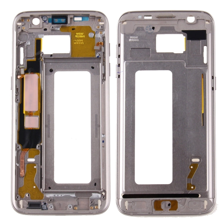 Placa de Marco LCD de Carcasa Frontal para Samsung Galaxy S7 Edge / G935 (Dorado)