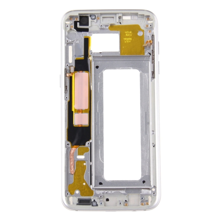 Placa de Marco LCD de Carcasa Frontal para Samsung Galaxy S7 Edge / G935 (Plata)