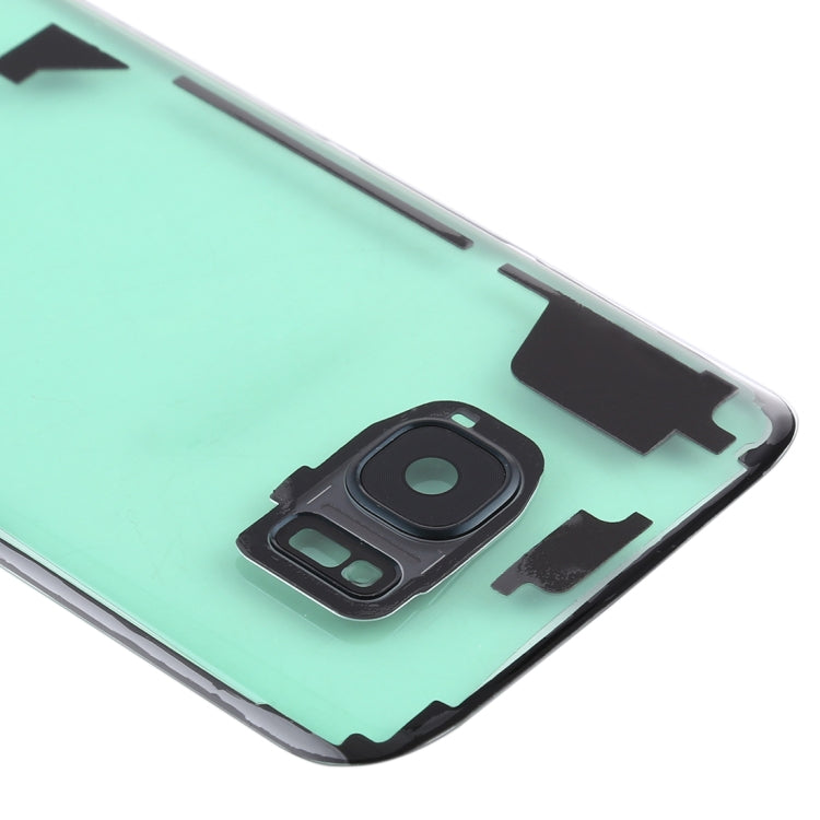 Couvercle de batterie arrière transparent avec couvercle d'objectif d'appareil photo pour Samsung Galaxy S7 / G930A G930F SM-G930F (transparent)