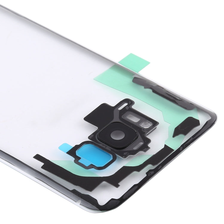 Couvercle de batterie arrière transparent avec couvercle d'objectif d'appareil photo pour Samsung Galaxy S8/G950 G950F G950FD G950U G950A G950P G950T G950V G950R4 G950W G9500 (Transparent)