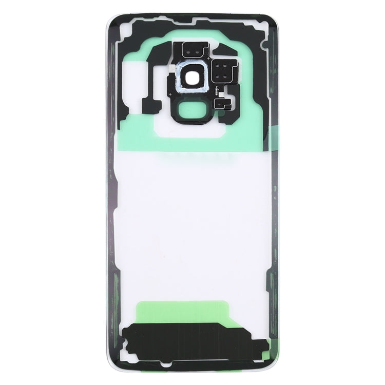 Couvercle de batterie arrière transparent avec couvercle d'objectif d'appareil photo pour Samsung Galaxy S9 G960F G960F / DS G960U G960W G9600 (Transparent)