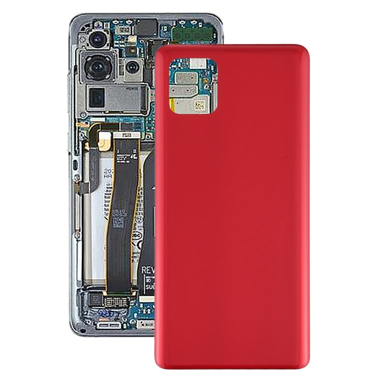 Cache Batterie Arrière pour Samsung Galaxy A91 (Rouge)