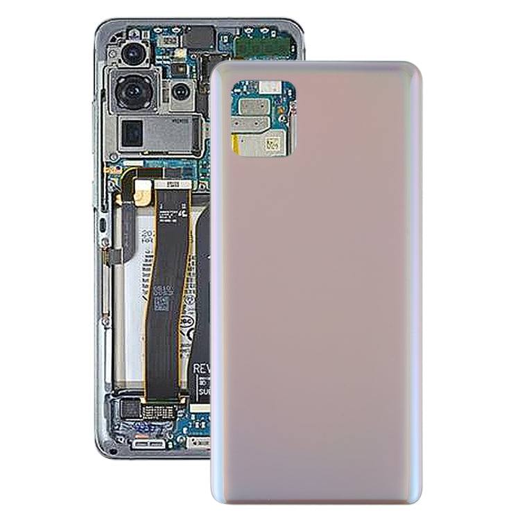 Back Battery Cover for Samsung Galaxy A91 (Silver)