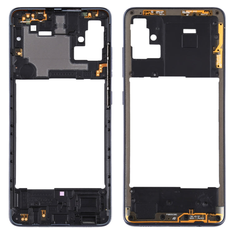 Placa de Marco Intermedio para Samsung Galaxy A51 (Negro)