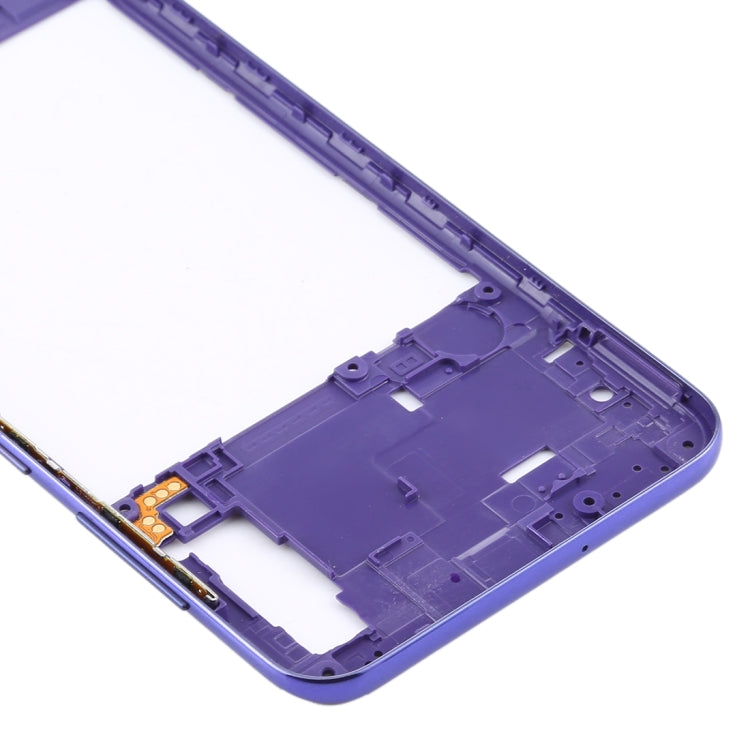 Plaque de cadre centrale pour Samsung Galaxy A30s (bleu foncé)