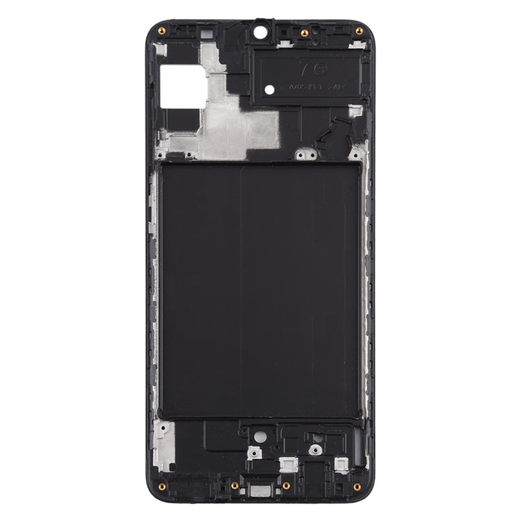 Placa de Marco LCD de Carcasa Frontal para Samsung Galaxy A70s (Negro)