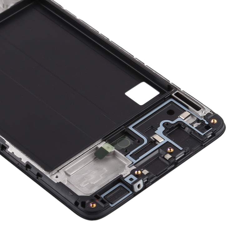Placa de Marco LCD de Carcasa Frontal para Samsung Galaxy A51 (Negro)