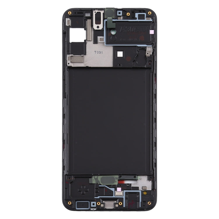 Plaque de cadre LCD du boîtier avant pour Samsung Galaxy A30s (noir)