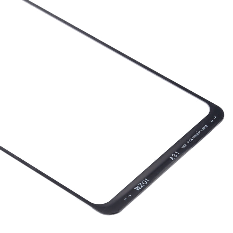Vitre d'écran extérieure pour Samsung Galaxy A31 (Noir)