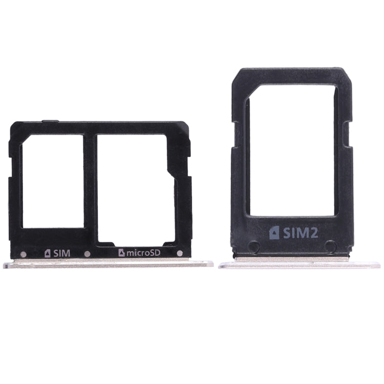 2 Tiroir Carte SIM + Tiroir Carte Micro SD pour Samsung Galaxy A5108 / A7108 (Or)