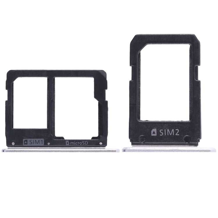 Bandeja de 2 Tarjetas SIM + Bandeja de Tarjeta Micro SD para Samsung Galaxy A5108 / A7108 (Blanco)