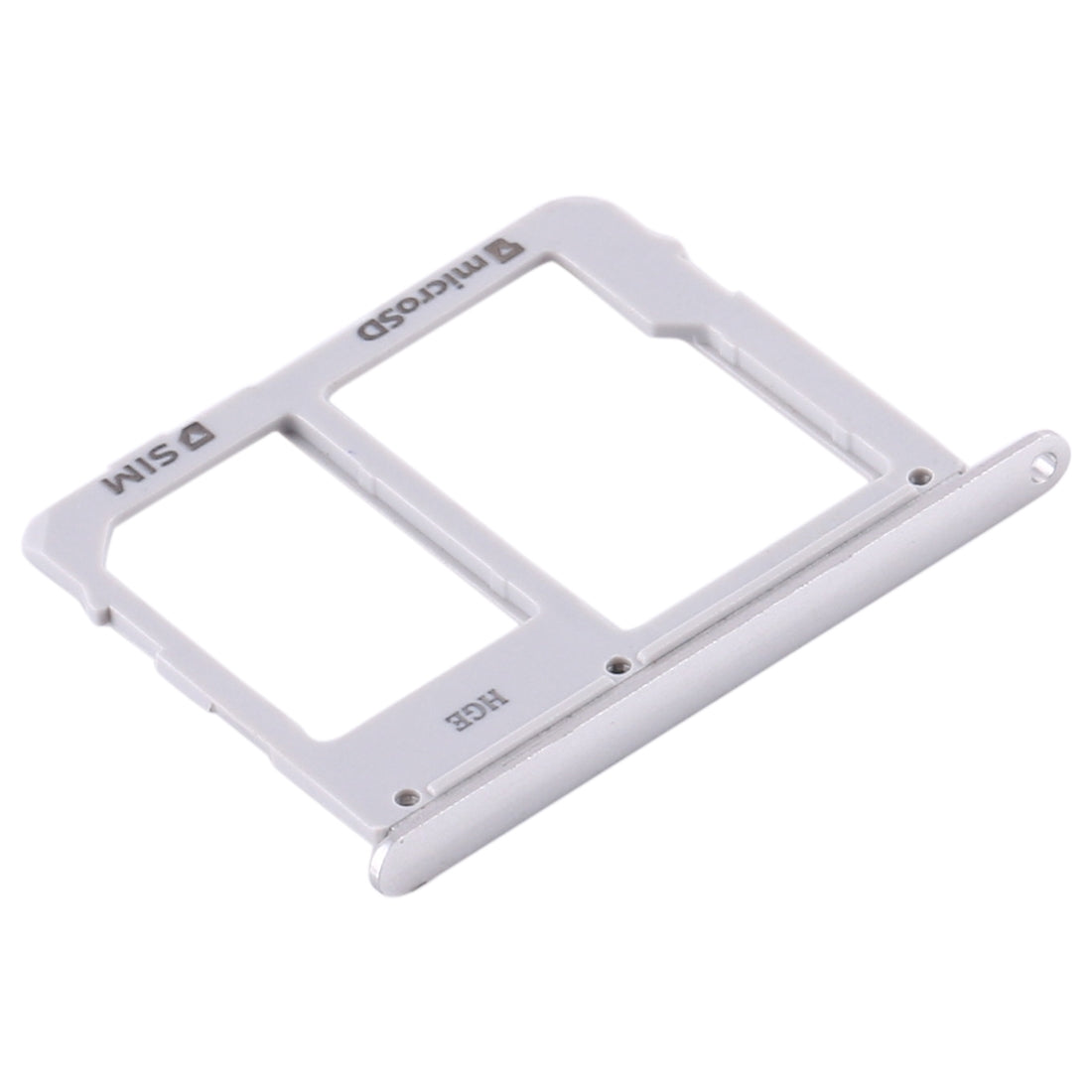 SIM / Micro SD Tray for Samsung Galaxy Tab S5e T725 Silver