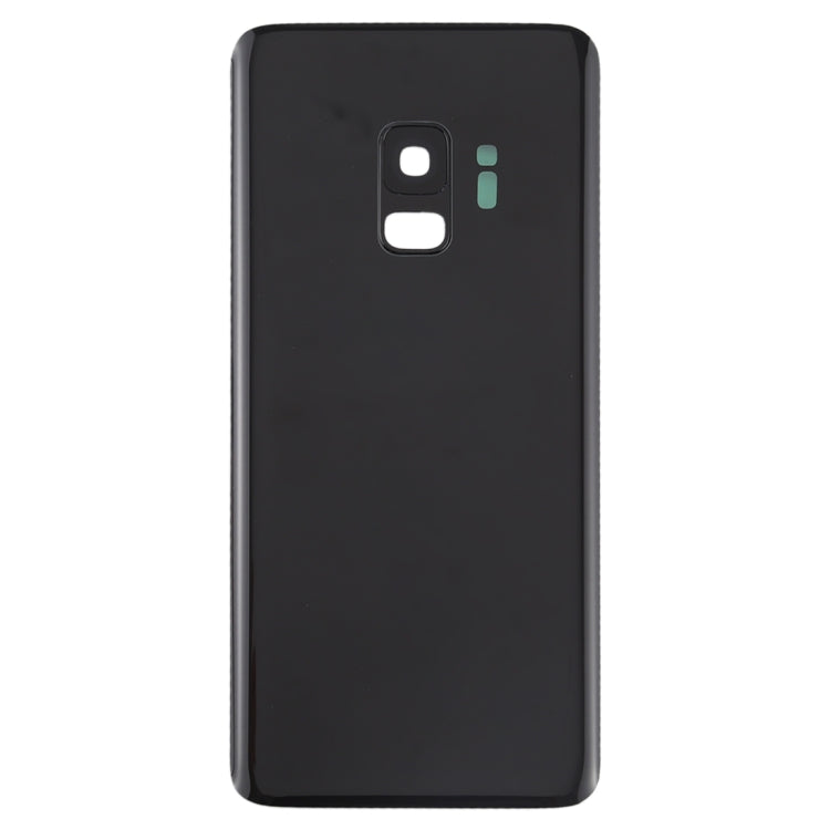 Couvercle de batterie arrière avec objectif d'appareil photo pour Samsung Galaxy S9 (noir)