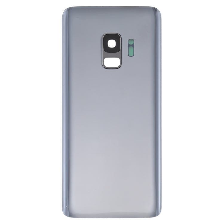 Couvercle de batterie arrière avec objectif d'appareil photo pour Samsung Galaxy S9 (gris)