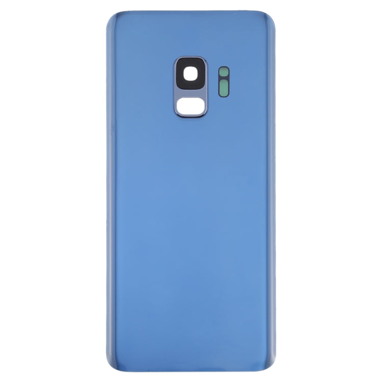 Couvercle de batterie arrière avec objectif d'appareil photo pour Samsung Galaxy S9 (Bleu)