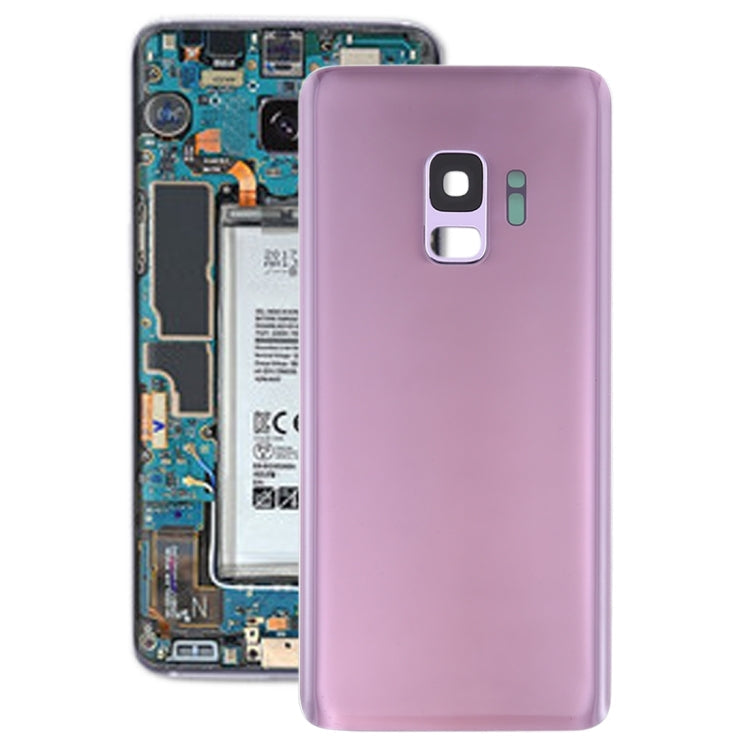Back Battery Cover with Camera Lens for Samsung Galaxy S9 (Purple)