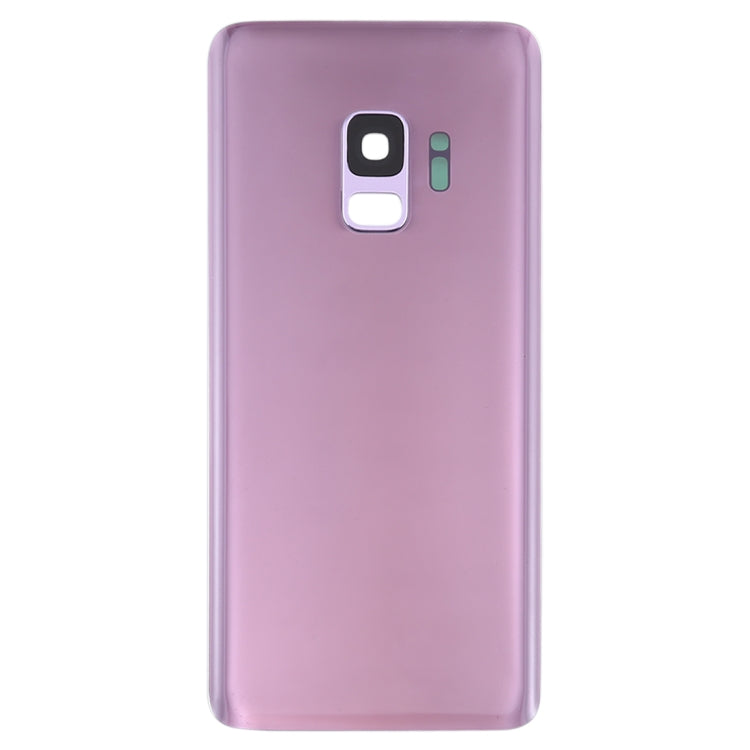 Couvercle de batterie arrière avec objectif d'appareil photo pour Samsung Galaxy S9 (Violet)