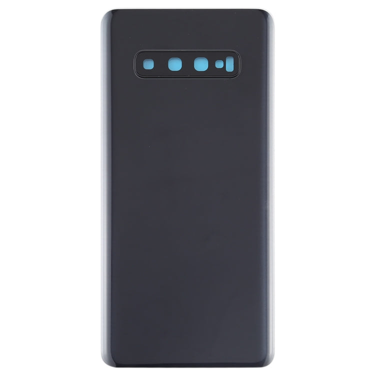 Coque arrière de batterie avec objectif d'appareil photo pour Samsung Galaxy S10+ (noir)