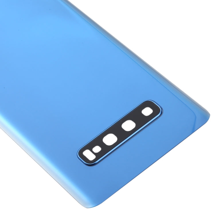 Tapa Trasera de Batería con Lente de Cámara para Samsung Galaxy S10 + (Azul)