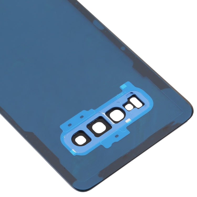 Battery Back Cover with Camera Lens for Samsung Galaxy S10 + (Blue)