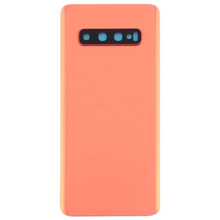 Back Battery Cover with Camera Lens for Samsung Galaxy S10 (Pink)