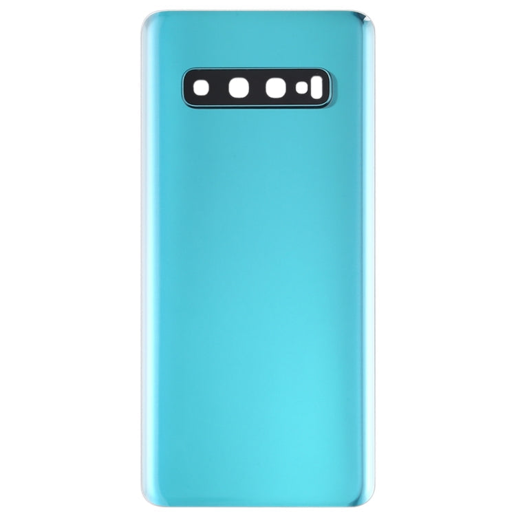 Back Battery Cover with Camera Lens for Samsung Galaxy S10 (Green)