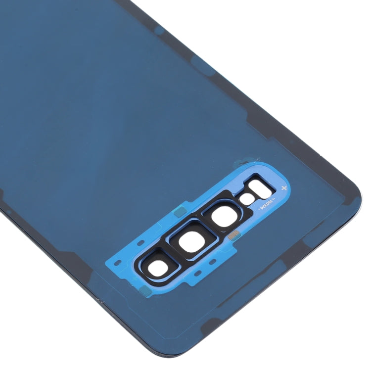 Back Battery Cover with Camera Lens for Samsung Galaxy S10 (Blue)