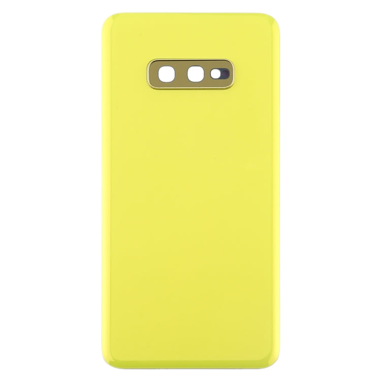 Back Battery Cover with Camera Lens for Samsung Galaxy S10e (Yellow)